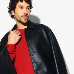 Jules Pull col rond jeux de points- Pull