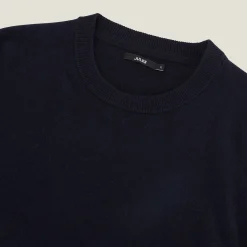 Jules Pull col rond mélange mérinos cachemire- Pull