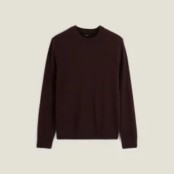 Jules Pull col rond mélange mérinos cachemire- Pull