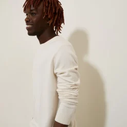 Jules Pull col rond mélange mérinos cachemire- Pull