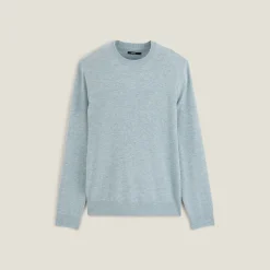 Jules Pull col rond mélange mérinos cachemire- Pull