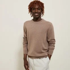 Jules Pull col rond mélange mérinos cachemire- Pull