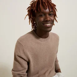 Jules Pull col rond mélange mérinos cachemire- Pull