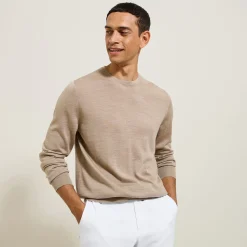 Jules Pull col rond mérinos- Pull