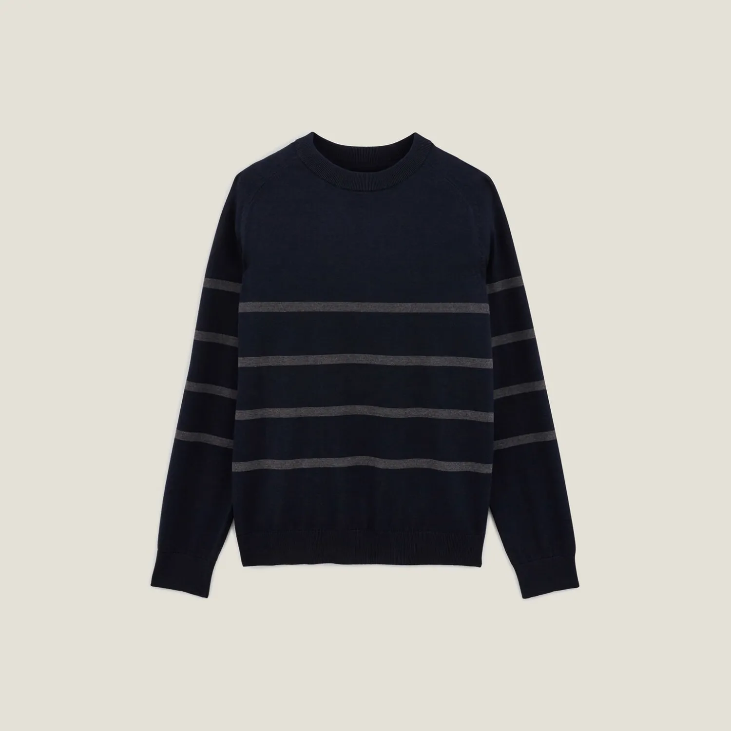 Jules Pull col rond rayé- Smart Casual|Pull