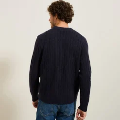 Jules Pull col rond torsade- Pull