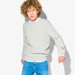 Jules Pull col rond torsade- Pull