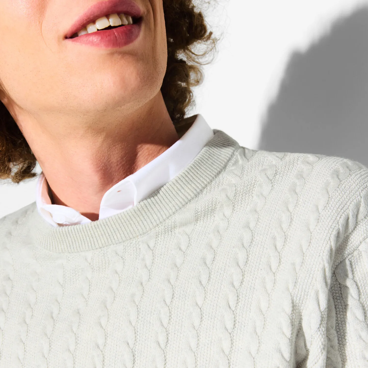 Jules Pull col rond torsade- Pull