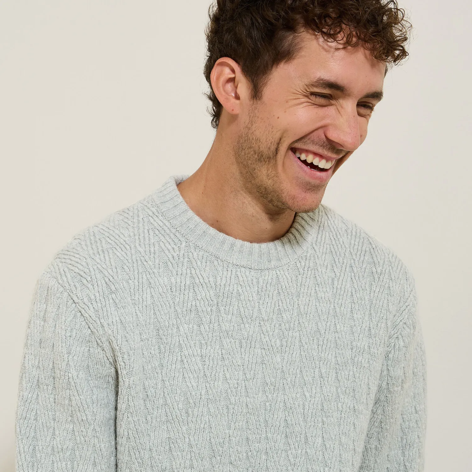 Jules Pull col rond torsade- Pull