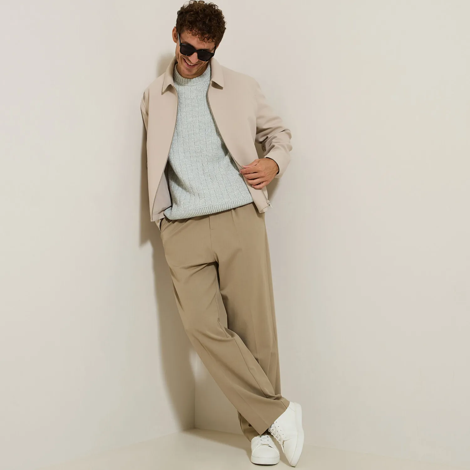 Jules Pull col rond torsade- Pull