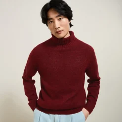 Jules Pull col roulé doux- Pull