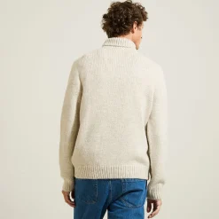 Jules Pull col roulé torsade- Pull