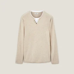 Jules Pull col tunisien 2 en 1- Pull