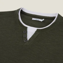 Jules Pull col tunisien 2 en 1- Pull