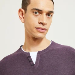 Jules Pull col tunisien 2 en 1- Pull