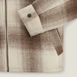 Jules Surchemise à carreaux doublée en sherpa- Surchemise|Manteau & Blouson