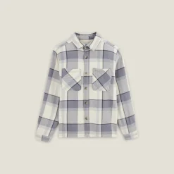 Jules Surchemise en coton à carreaux- Surchemise|Chemise