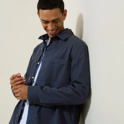 Jules Surchemise en coton col chemise- Surchemise|Chemise