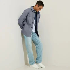 Jules Surchemise en coton col chemise- Surchemise|Chemise