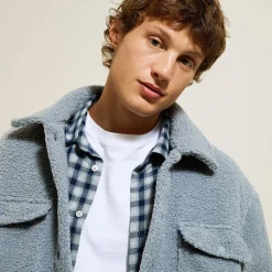 Jules Surchemise en sherpa- Surchemise|Manteau & Blouson