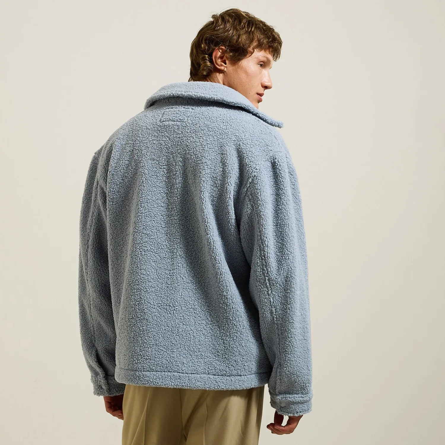 Jules Surchemise en sherpa- Surchemise|Manteau & Blouson