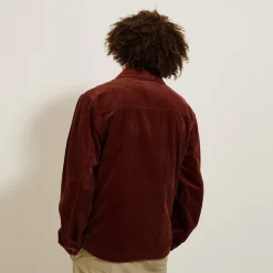 Jules Surchemise zippée en velours côtelé- Surchemise|Manteau & Blouson