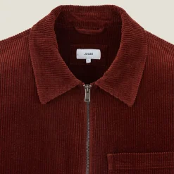 Jules Surchemise zippée en velours côtelé- Surchemise|Manteau & Blouson