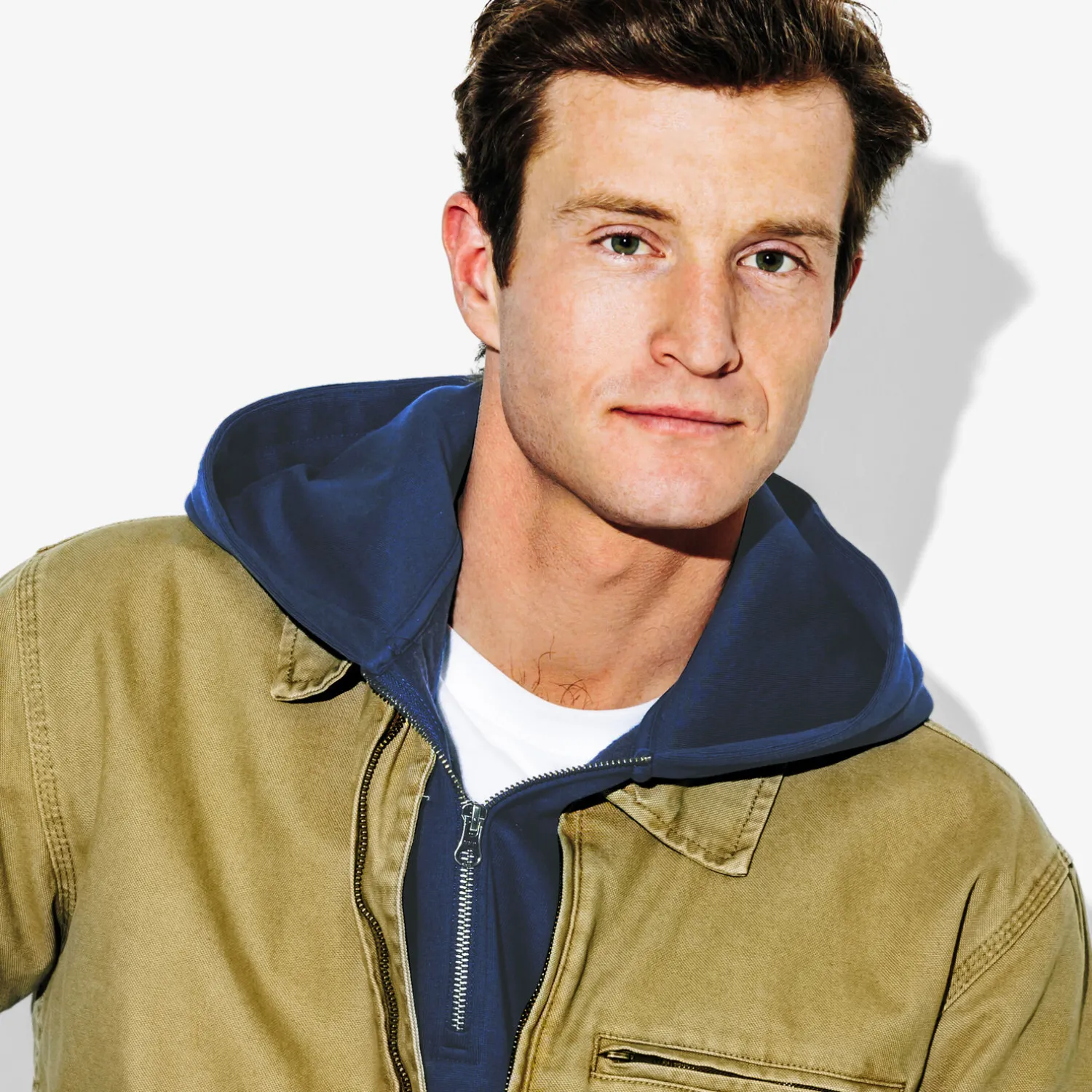 Jules Sweat à capuche col zippé- Sweat