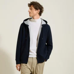 Jules Sweat à capuche en maille zippé- Smart Casual|Sweat