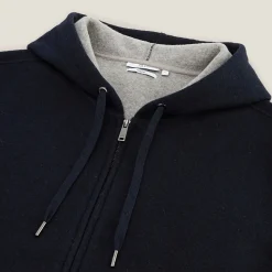 Jules Sweat à capuche en maille zippé- Smart Casual|Sweat