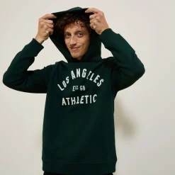 Jules Sweat à capuche imprimé devant avec flocage- Sweat