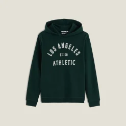 Jules Sweat à capuche imprimé devant avec flocage- Sweat