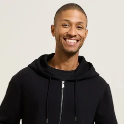 Jules Sweat à capuche zippé uni- Sweat