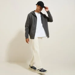 Jules Sweat à capuche zippé uni- Sweat