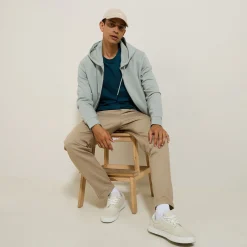 Jules Sweat à capuche zippé uni- Sweat