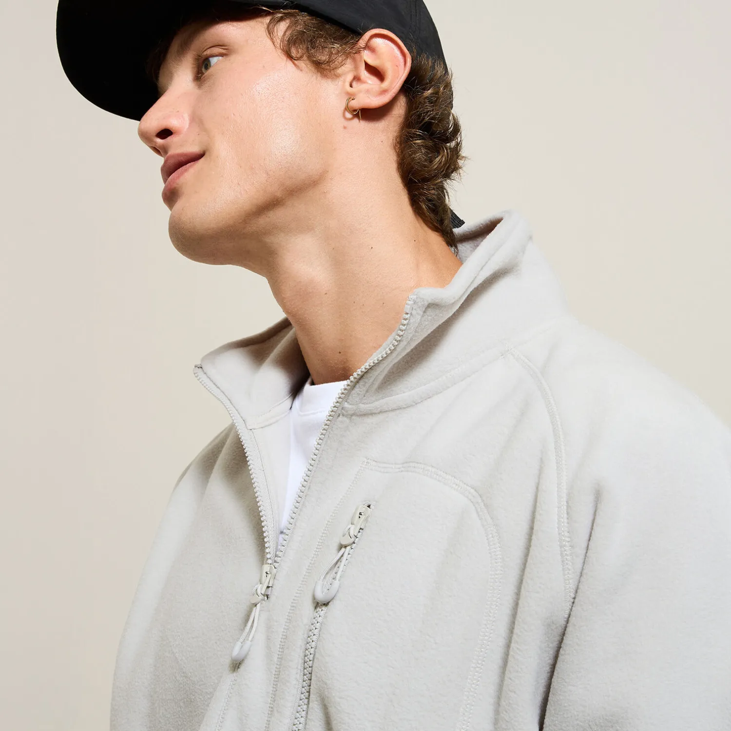 Jules Sweat col montant zippé polaire- Sweat