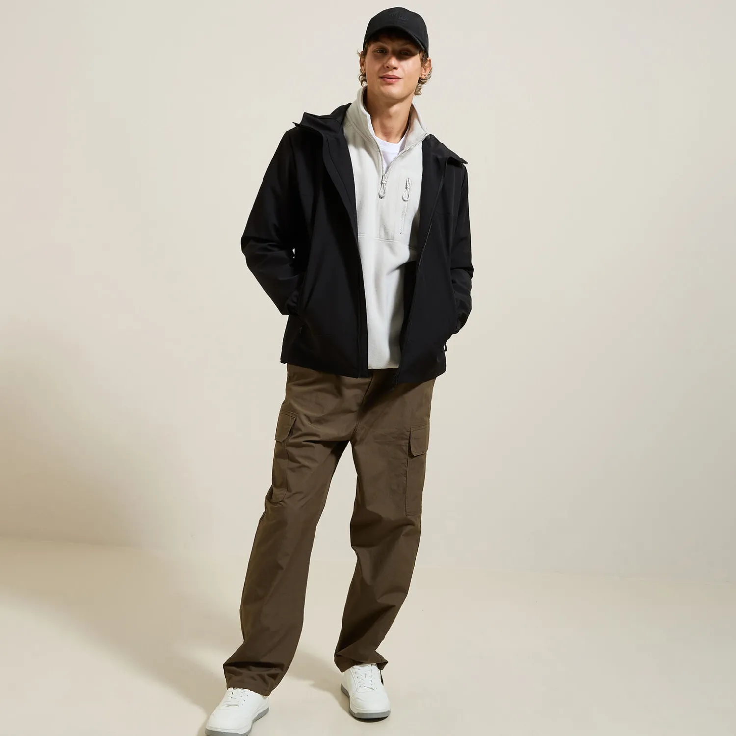 Jules Sweat col montant zippé polaire- Sweat