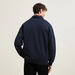 Jules Sweat col polo relax uni- Polo|Sweat