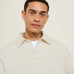 Jules Sweat col polo relax uni- Polo|Sweat