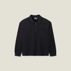 Jules Sweat col polo zippé relax bas droit- Smart Casual|Sweat