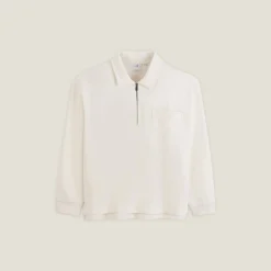 Jules Sweat col polo zippé relax bas droit- Smart Casual|Polo