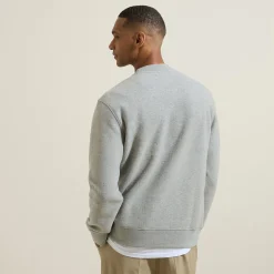 Jules Sweat col rond en maille uni- Smart Casual|Sweat