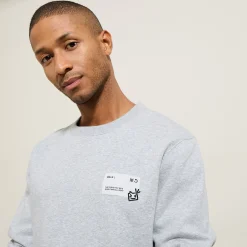 Jules Sweat col rond imprimé devant- Sweat