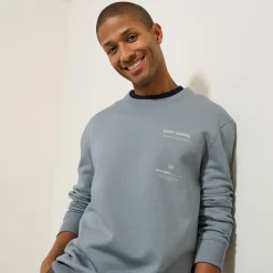 Jules Sweat col rond imprimé devant- Sweat