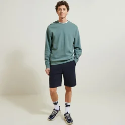 Jules Sweat col rond matière gaufrée- Sweat