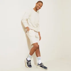 Jules Sweat col rond matière gaufrée- Sweat