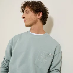 Jules Sweat col rond poche et animation- Sweat