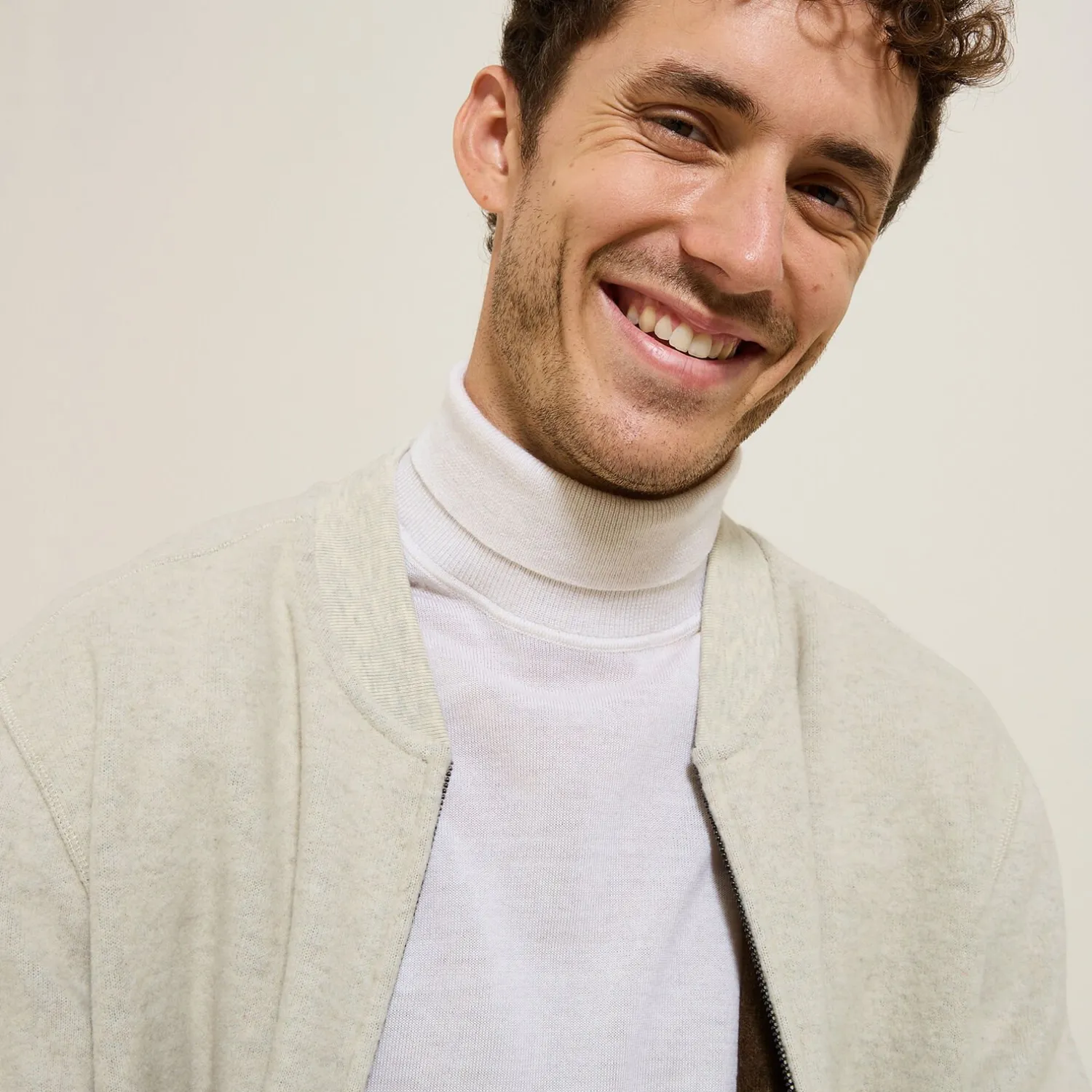 Jules Sweat en maille zippé- Smart Casual|Sweat