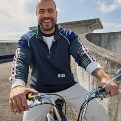 Jules Sweat iconique 832 à col montant zippé- Sweat