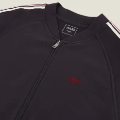 Jules Sweat zippé avec bandes manches- Sweat